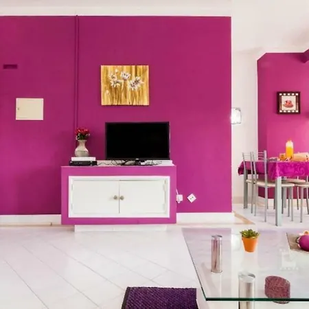 ★purple Flat★close To Beach And Party|free Parking